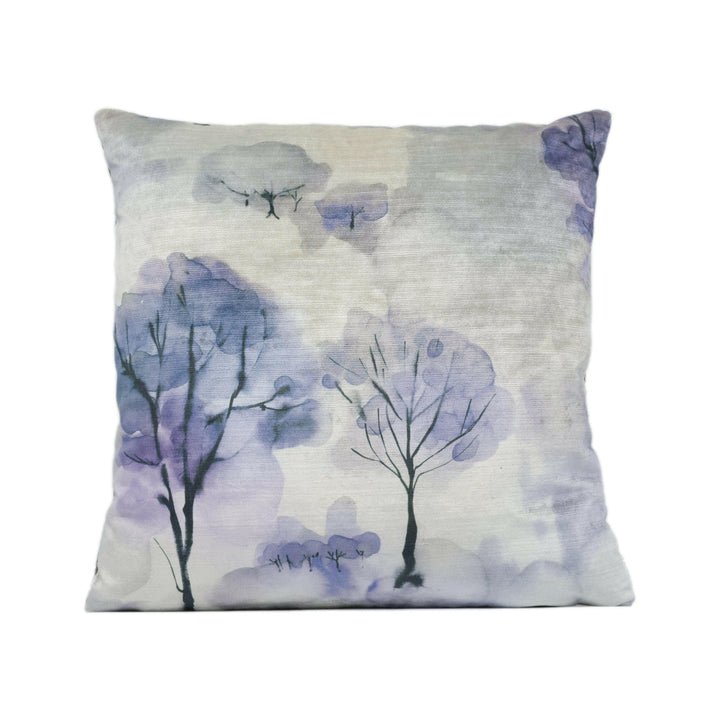 Voyage - Helios - Amethyst - Enchanting Effervescent Tree Dreamscape Cushion Cover - Handmade Throw Pillow Designer Home Décor.