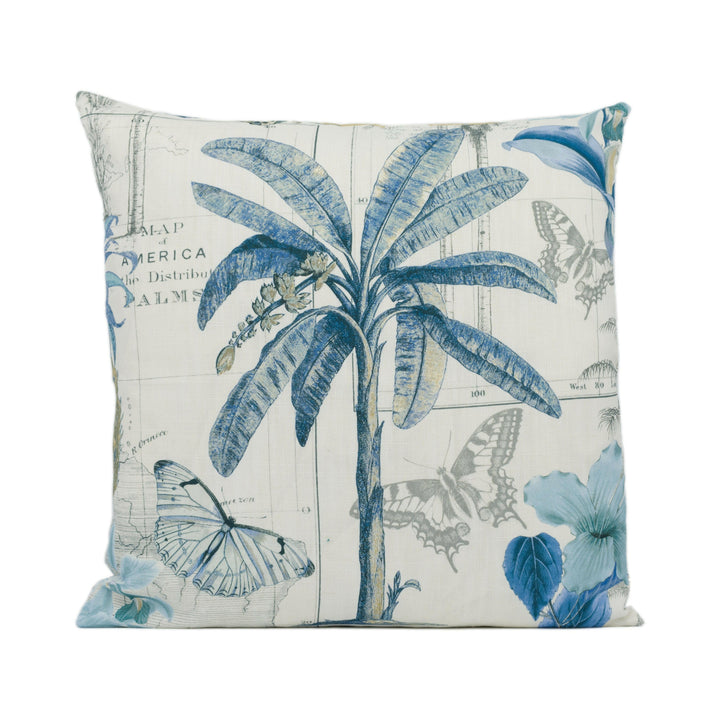 GP & J Baker - Orinoco - Blue - Stunning Handmade Designer Cushion Cover Home Décor Throw Pillow.