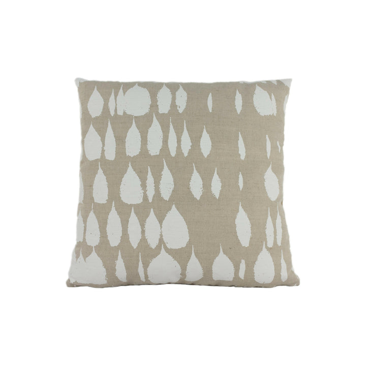 Schumacher - Queen of Spain - Natural - Painterly Mid-Century Designer Cushion Cover - Handmade Throw Pillow - Luxury Home Decor.