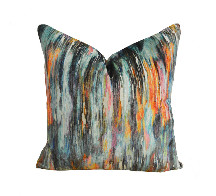 Clarke & Clarke - Umbra - Multi - Sumptuous Designer Velvet Cushion Cover Throw Pillow Designer Home Decor.
