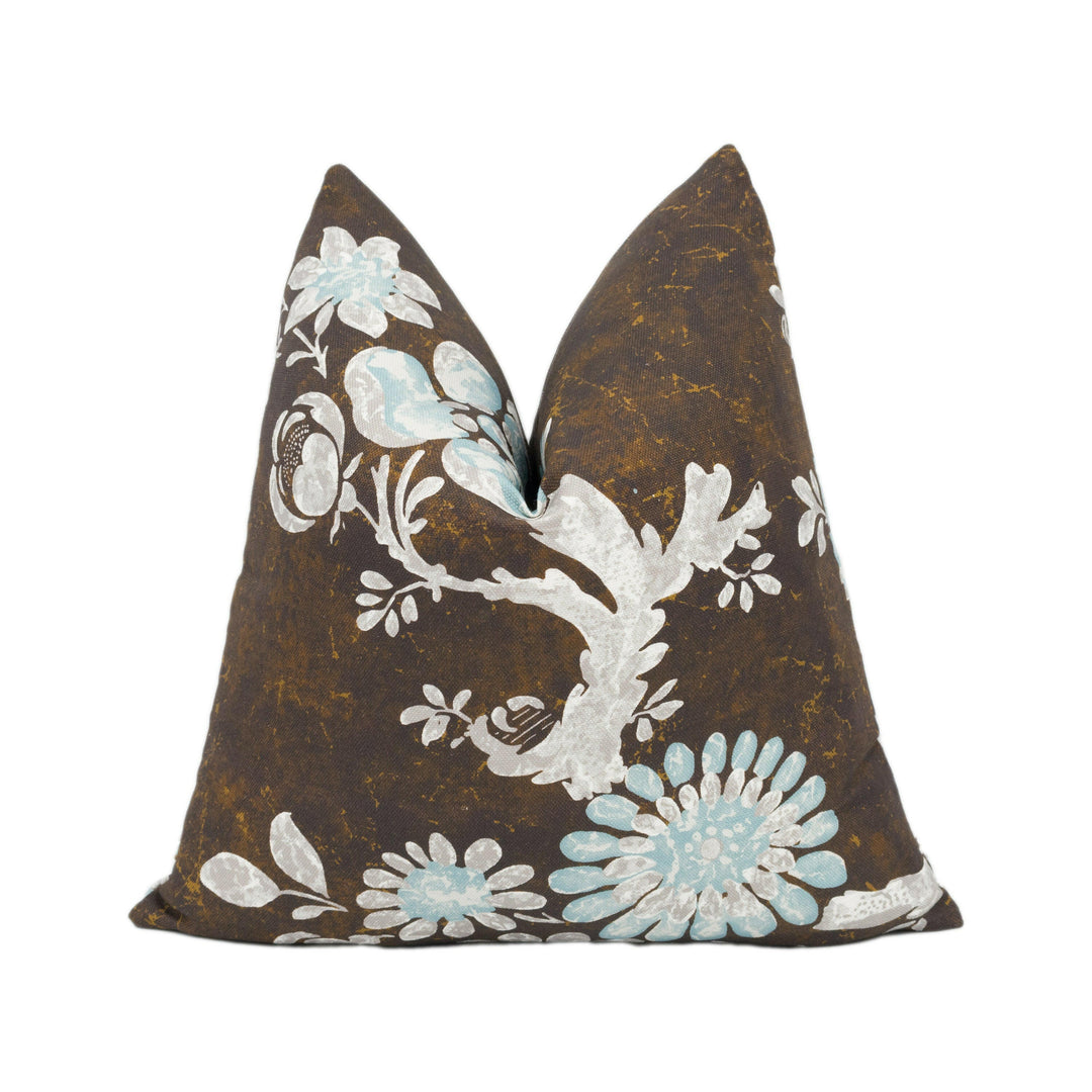 Thibaut - Claudette - Brown - Stunning Designer Cushion Cover Home Décor Throw Pillow.