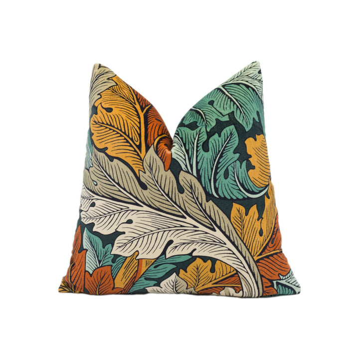 William Morris - Acanthus Velvet - Forest - Handmade Cushion Cover Throw Pillow Designer Home Décor.