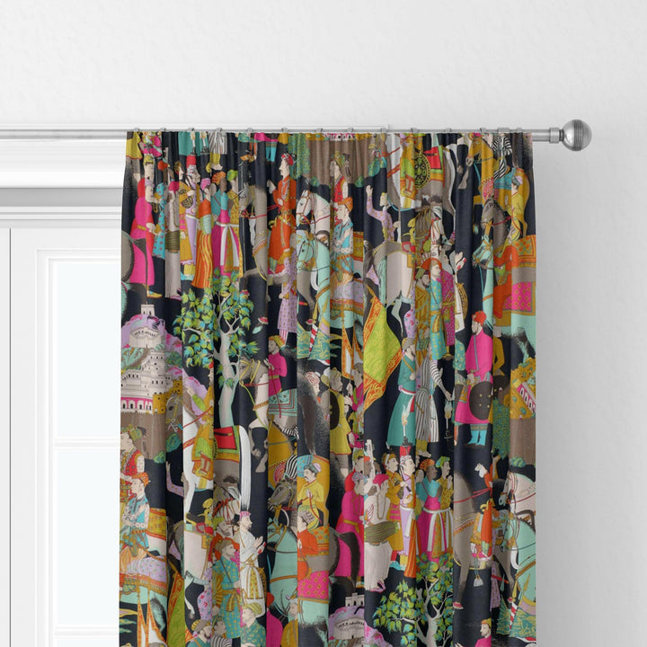 Manuel canovas dara noir curtains made to measure drapes designer home decor.