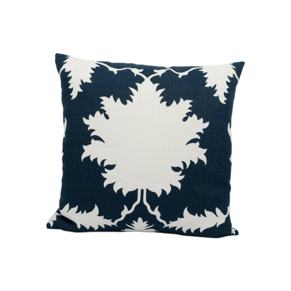 Mary McDonald for Schumacher - Garden Of Persia - Bleu Marine - Graphic Persian Inspired Designer Cushion Cover - Handmade Throw Pillow.