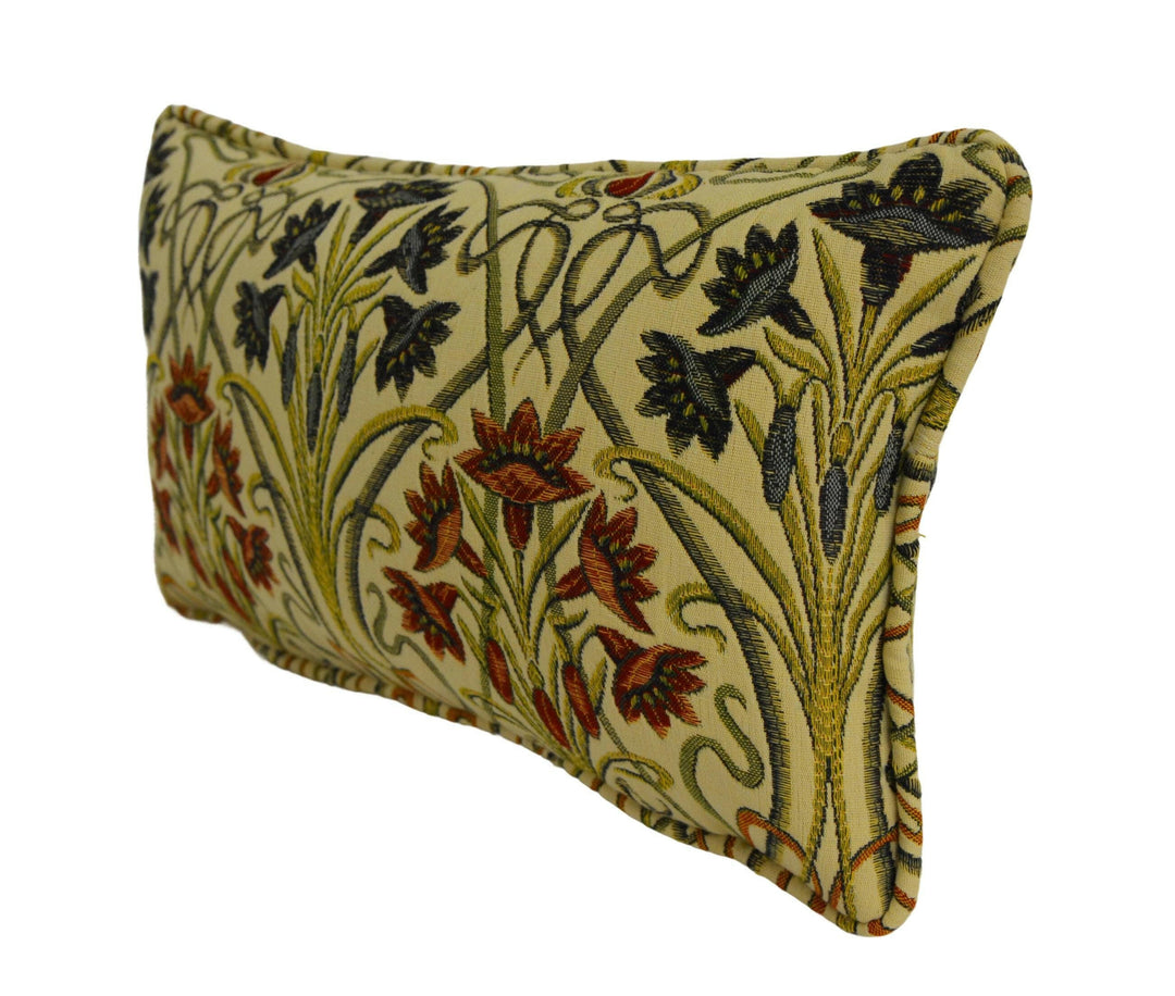 ILiv - Tiffany - Sand / Prussian / Jewel - Embroidered Cushion Cover/Pillow Throw Stunning.