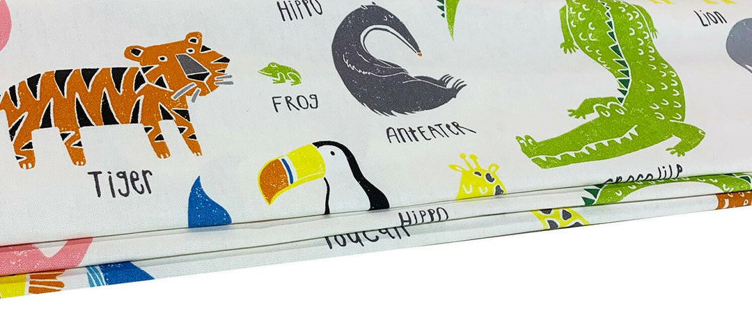 Scion - Animal Magic - Tutti Fruitti / Chalk -  Made To Measure Professionally Made Roman Blind.