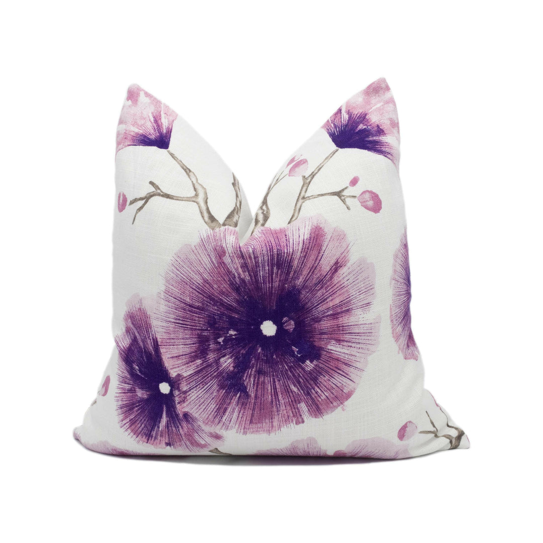 Harlequin - Kabala - Pink / Damson - Exotic Floral Cushion Cover Handmade Throw Pillow Designer Home Décor.