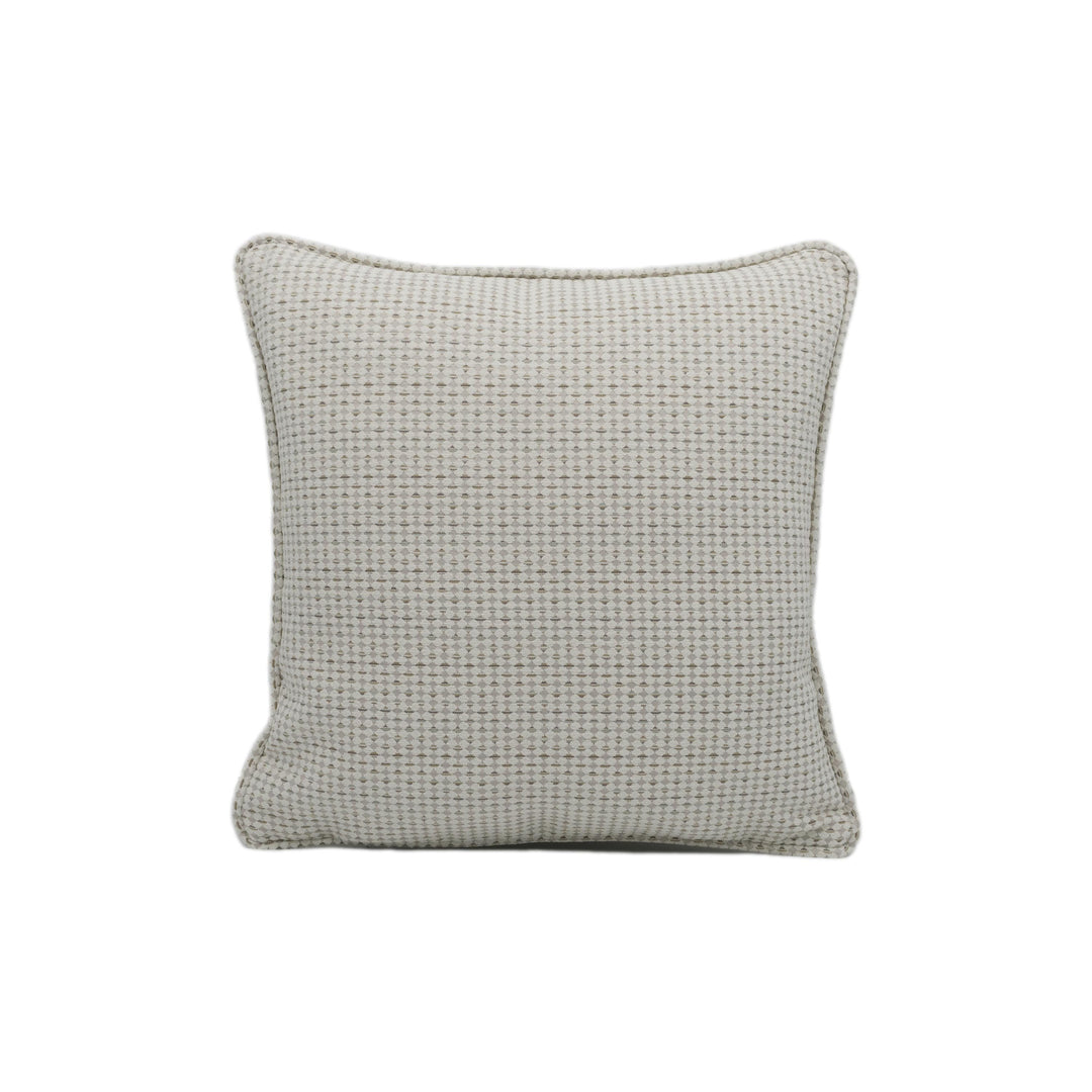 Clarke &amp; Clarke - Pavo - Natural - Luxurious Embroidered Chenille Piped Cushion Cover - Handmade Throw Pillow - Designer Home Décor
