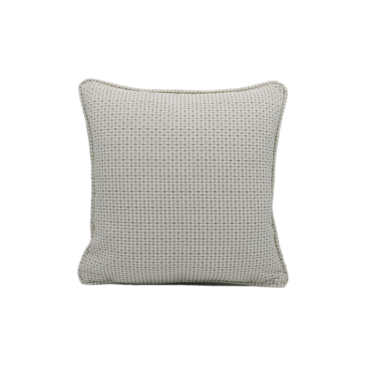 Clarke &amp; Clarke - Pavo - Natural - Luxurious Embroidered Chenille Piped Cushion Cover - Handmade Throw Pillow - Designer Home Décor