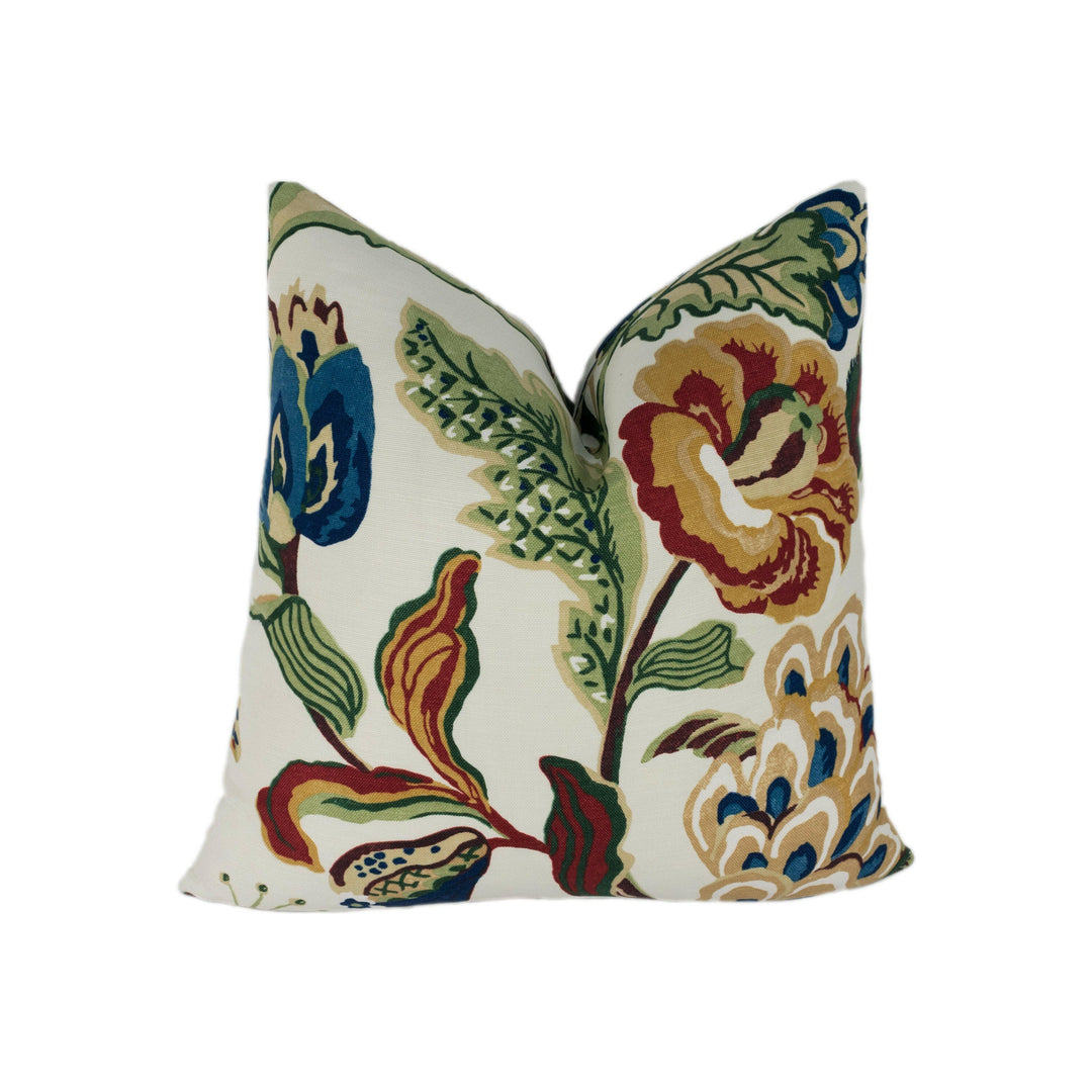 Thibaut - Navesink - Cream / Navy - Cushion Cover Pillow Throw Designer Home Decor.