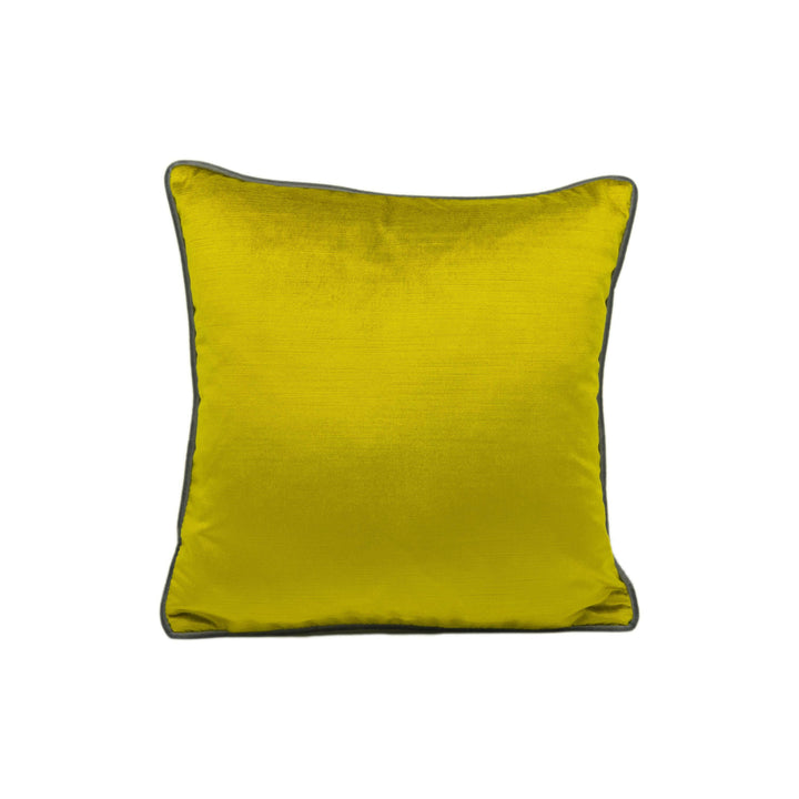 Designer Velvet Chenille Stunning Lime Cushion Cover Throw Pillow Designer Home Decor.