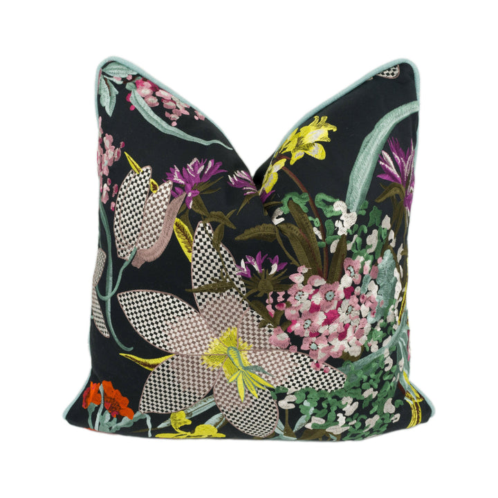 Christian Lacroix for Designers Guild - Josephine - Reglisse - Stunning Floral Cushion Cover - Handmade Throw Pillow - Designer Home Décor.
