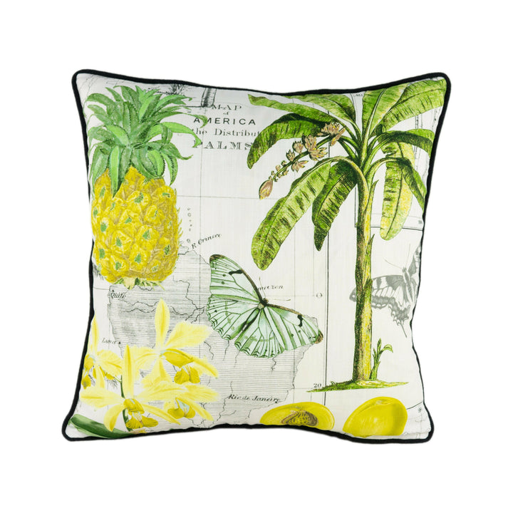 GP & J Baker  - Orinoco - Citrus - Stunning Contrast Piped Designer Cushion Cover Home Décor Throw Pillow.