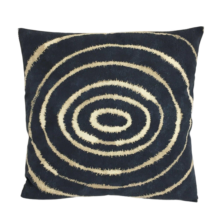 Scion - Sohni - Indigo / Clay - Neutral Tie Dye Cushion Cover - Handmade Throw Pillow - Scatter Cushion - Designer Home Decor.