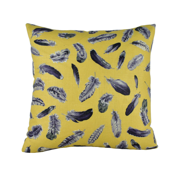 Boeme - Plumes - Mustard - Cushion Cover Pillow Throw Designer Home Decor.