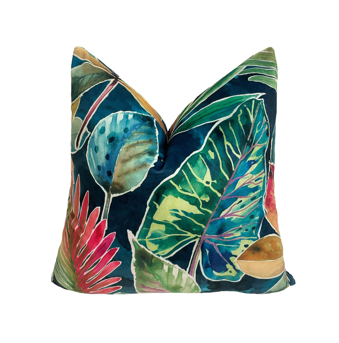 Clarke & Clarke x Studio G - Rainforest Velvet - Multi  Cushion Cover Pillow Throw Designer Home Decor.
