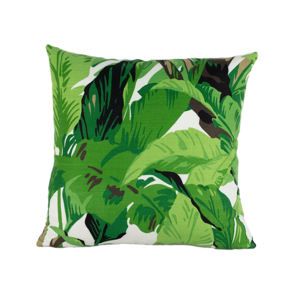 Thibaut - Travelers Palm - Green - Stunning Designer Cushion Cover Home Decor Throw Pillow.