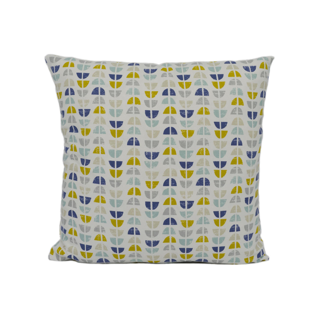 Fryetts - Odense - Seafoam - Fun Modern Geometric Cushion Cover - Handmade Throw Pillow - Designer Home Décor