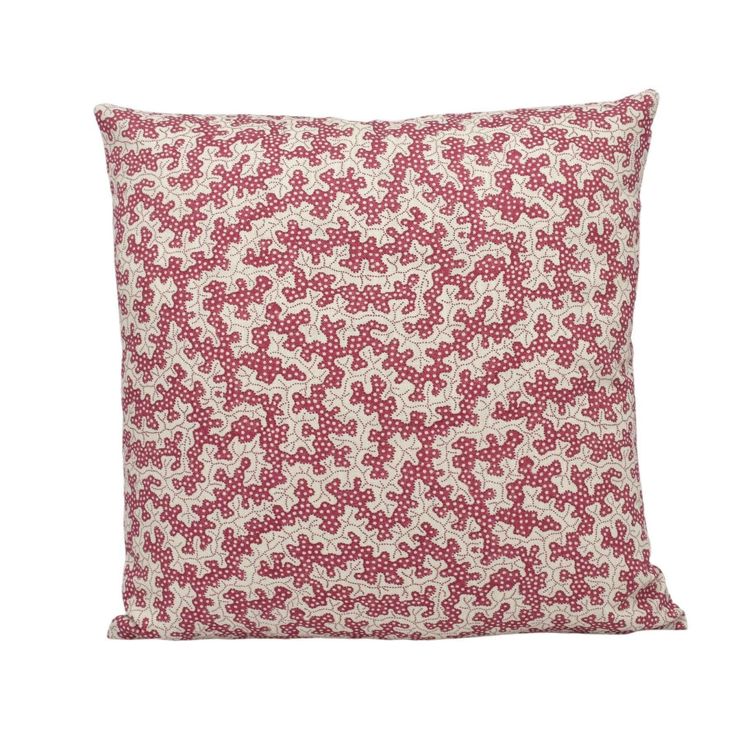 Sanderson x Salvesen Graham - Truffle - Damson - Coral Reef Mushroom Intricate Dot Designer Cushion Cover -  Luxury Throw Pillow - Handmade.