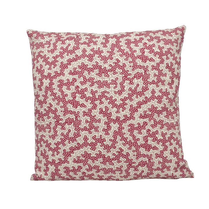 Sanderson x Salvesen Graham - Truffle - Damson - Coral Reef Mushroom Intricate Dot Designer Cushion Cover -  Luxury Throw Pillow - Handmade.