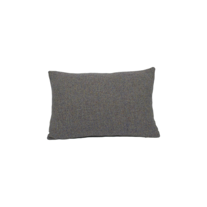 Abraham Moon - Herringbone - Lilac - 100% Wool Cushion Cover - Designer Plaid Pillow Cover - Handmade Custom Abraham Moon Pillow.