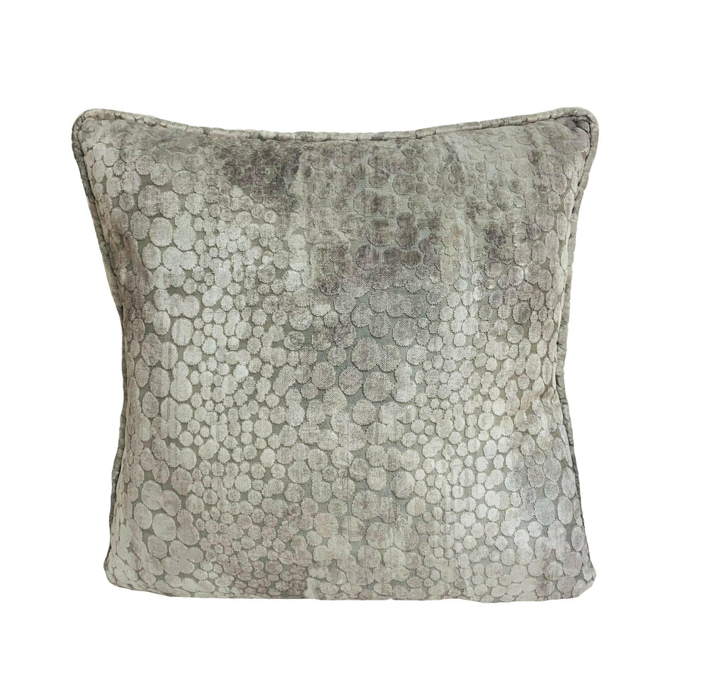 Prestigious - Monument - Stone - Sumptuous Geometric Velvet Cushion Cover - Handmade Throw Pillow Designer Home Decor.