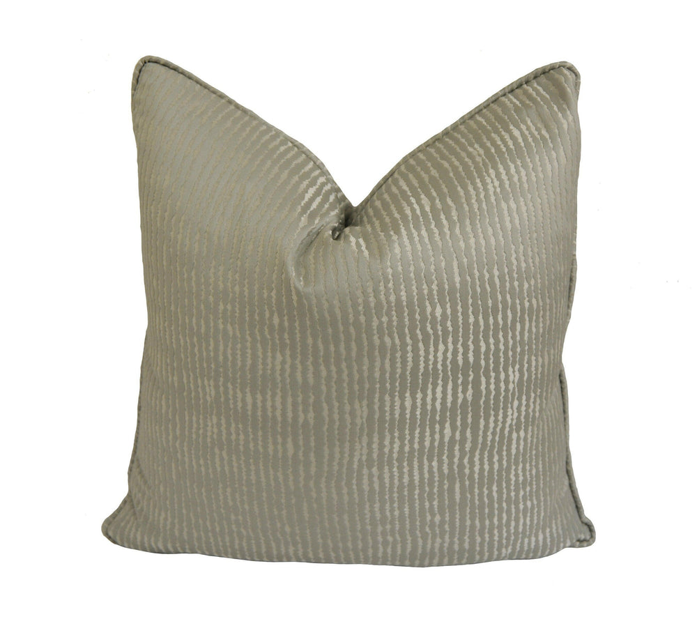 Ashley Wilde - Ridge - Silver - Cushion Covers Pillow Throws.