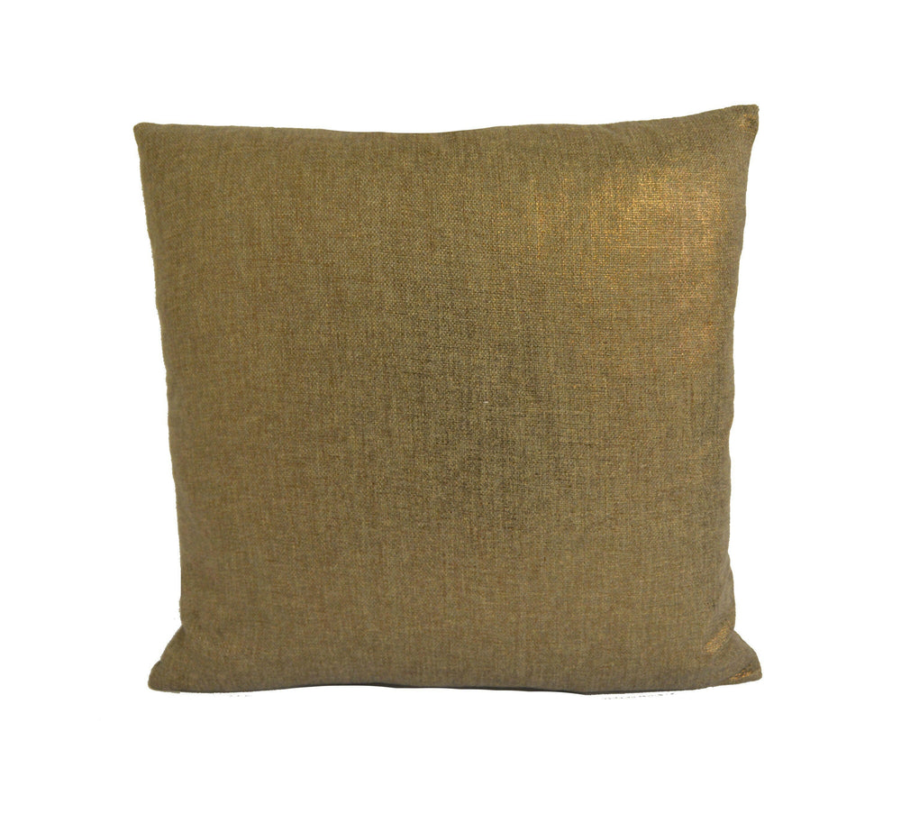 Prestigious - Aquilo - Copper - Stylish Metallic Copper Cushion Cover - Handmade Throw Pillow Designer Home Decor.