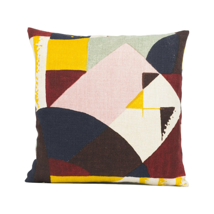 Zoffany - Abstract 1928 - Multi - Bold Bauhaus Influenced Cushion Cover Handmade Throw Pillow Designer Home Décor.