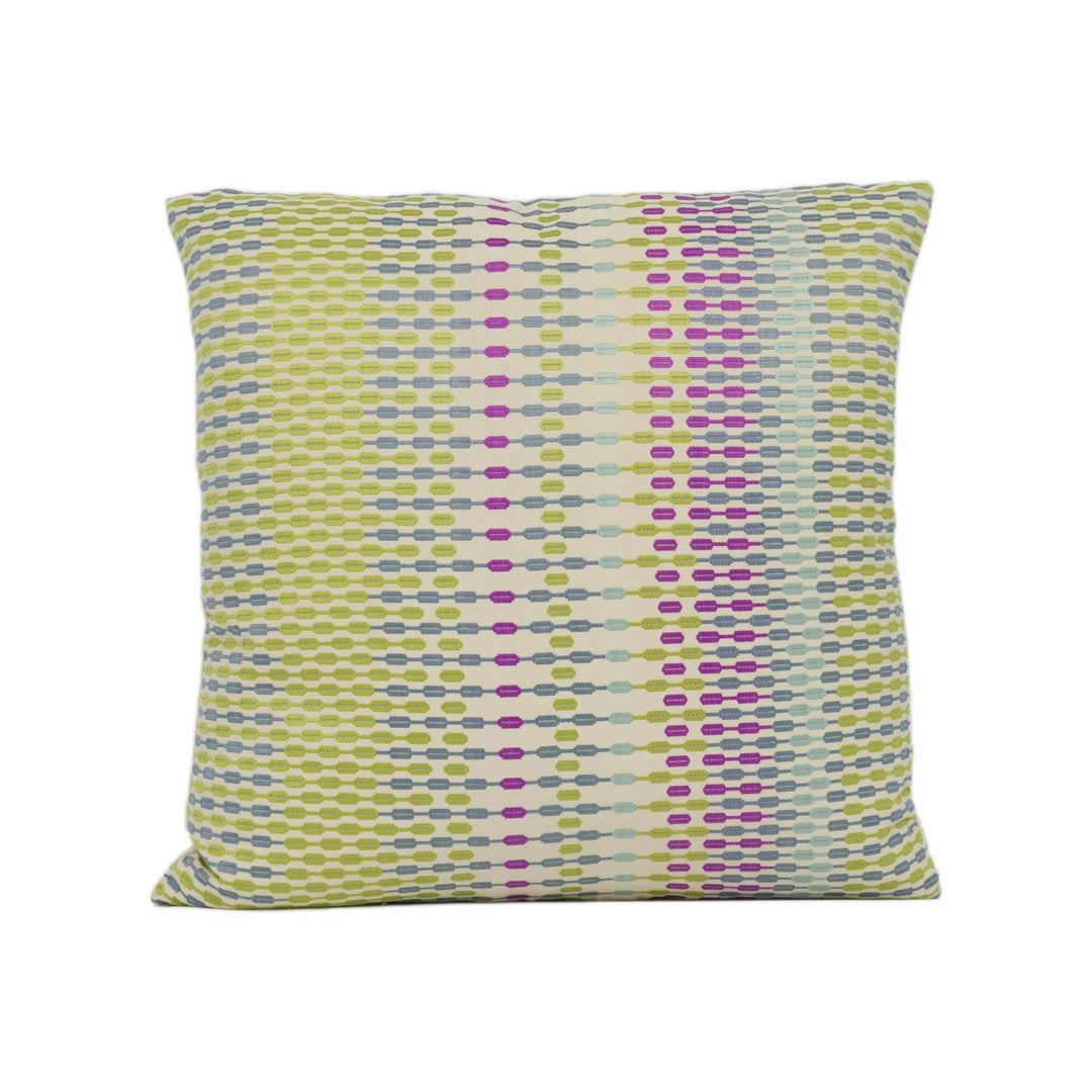Harlequin - Array - Lime / Magenta / Slate - Unique Woven Effect Cushion Cover Throw Pillow Designer Home Decor.