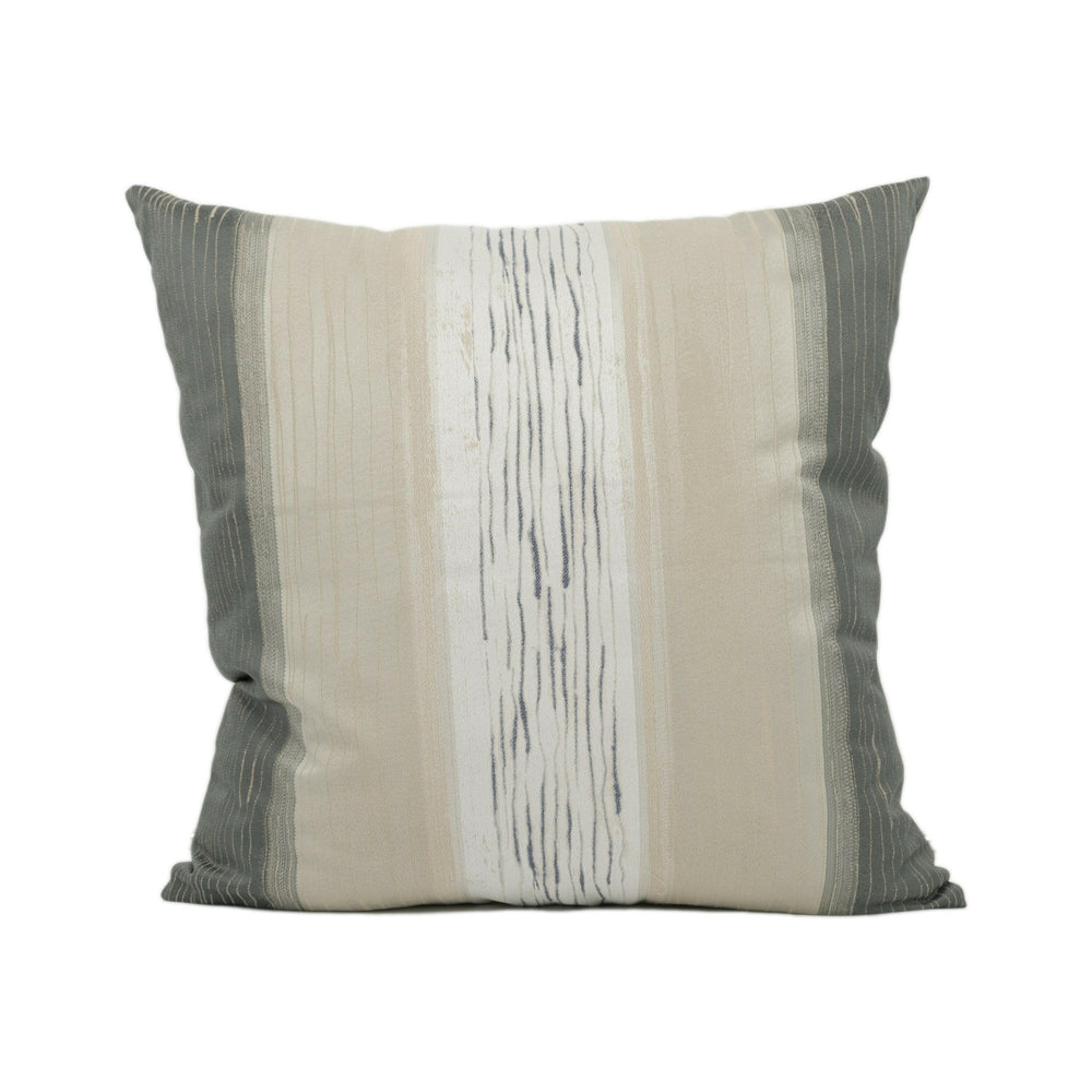 Harlequin - Mizumi - Driftwood / Shadow - Modern Striped Cushion Cover - Handmade Throw Pillow - Designer Home Décor.