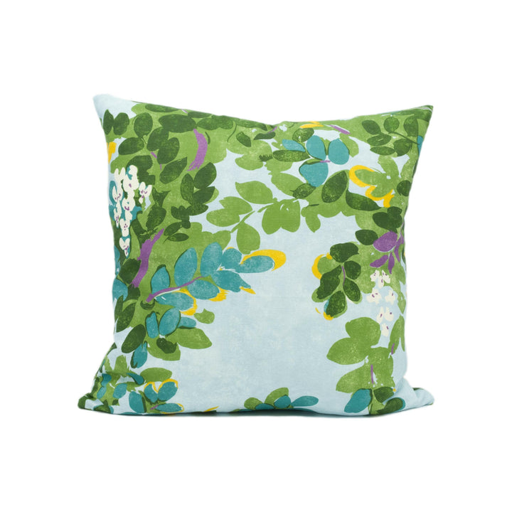 Thibaut - Central Park - Sky Blue - Mesmerizing 1930's New York Tree Canopy Designer Cushion Cover - Luxury Throw Pillow - Handmade Home.