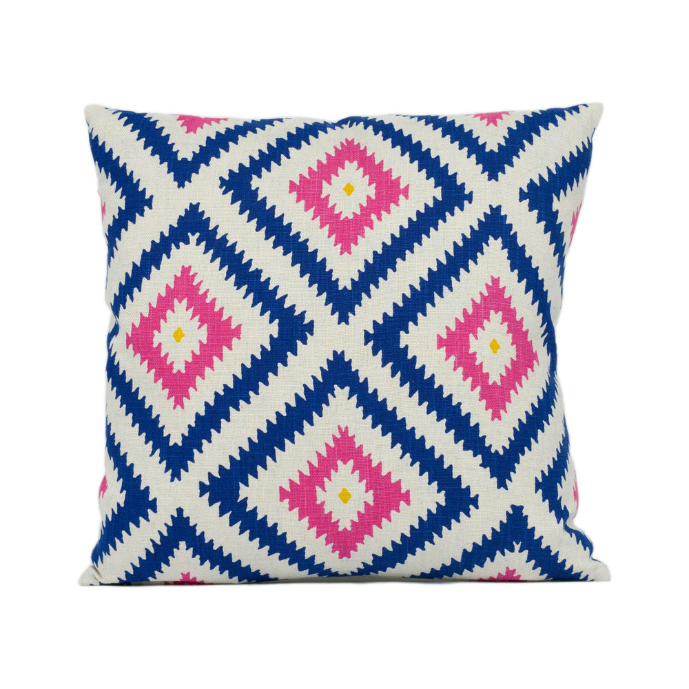 Andrew Martin - Glacier - Paradise - Bright Southwestern Influenced Cushion Cover Handmade Throw Pillow Designer Home Décor.