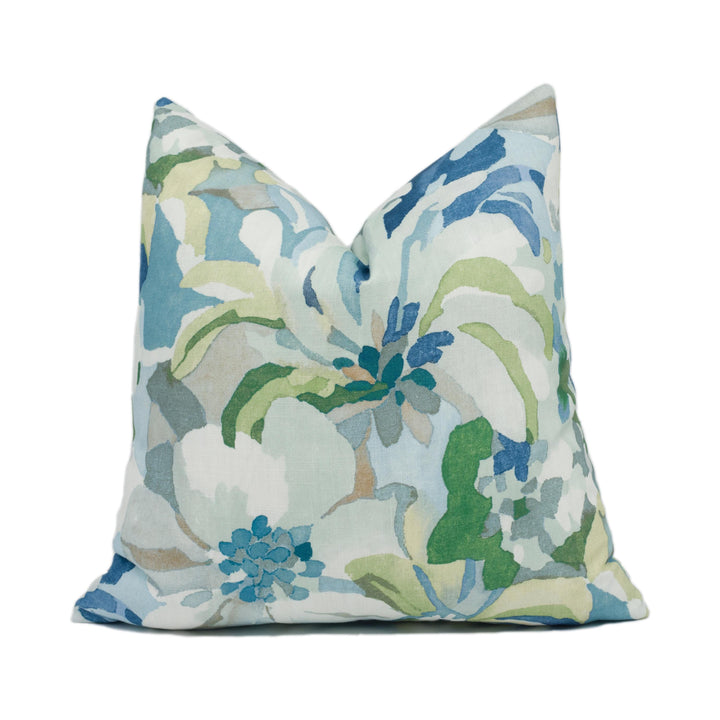 Jane Churchill Hot House Teal / Blue - Punchy Abstract Floral