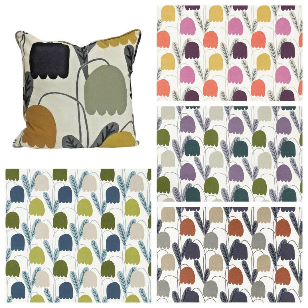 Scion - Fritilla - 5 Colourways Available - Retro Scandi Cushion Cover - Handmade Throw Pillow - Designer Home Decor.