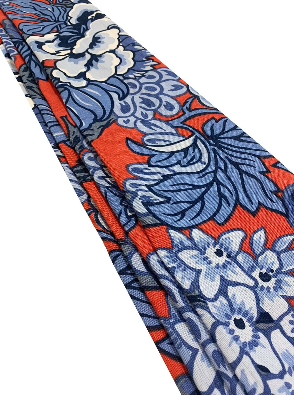 Thibaut - Honshu - Red and Blue -  Made To Measure Professionally Made Roman Blind.