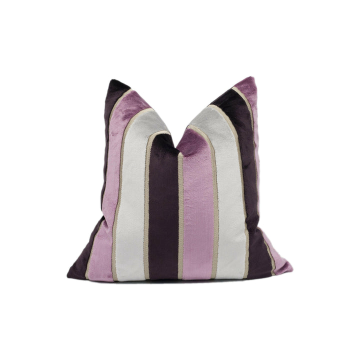 Clarke & Clarke - Emilio - Amethyst - Stunning Designer Velvet Cushion Cover Home Décor Throw Pillow.