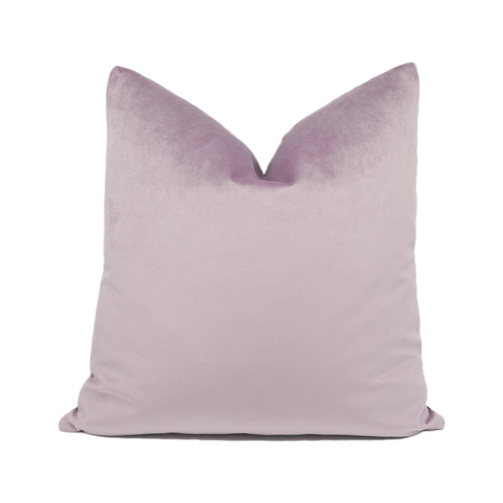 Stunning Designer Heather Purple Velvet Cushion Cover - Handmade Throw Pillow Designer Home Décor.