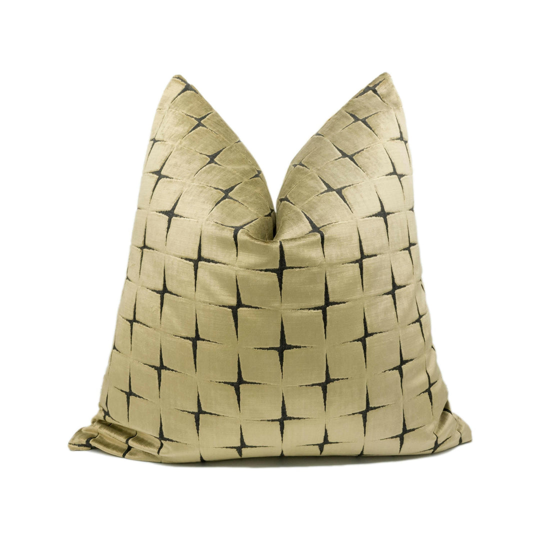 Harlequin - Issoria - Sepia - Glamorous Designer Cut Velvet Cushion Cover Throw Pillow Handmade Home Décor.