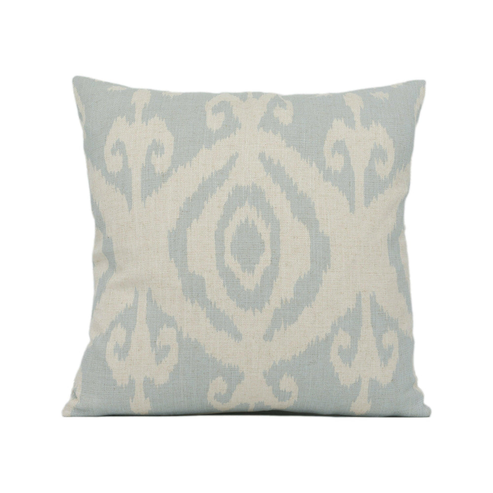 Andrew Martin - Volcano - Powder - Bold Vibrant Ikat Print Cushion Cover - Handmade Throw Pillow Designer Home Décor.