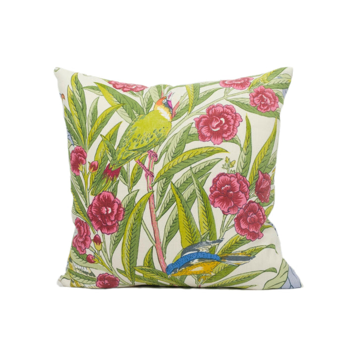 GP & J Baker - Imperial Pheasant - Original - Bold Florals and Birds Cushion Cover - Handmade Throw Pillow - Designer Home Décor.