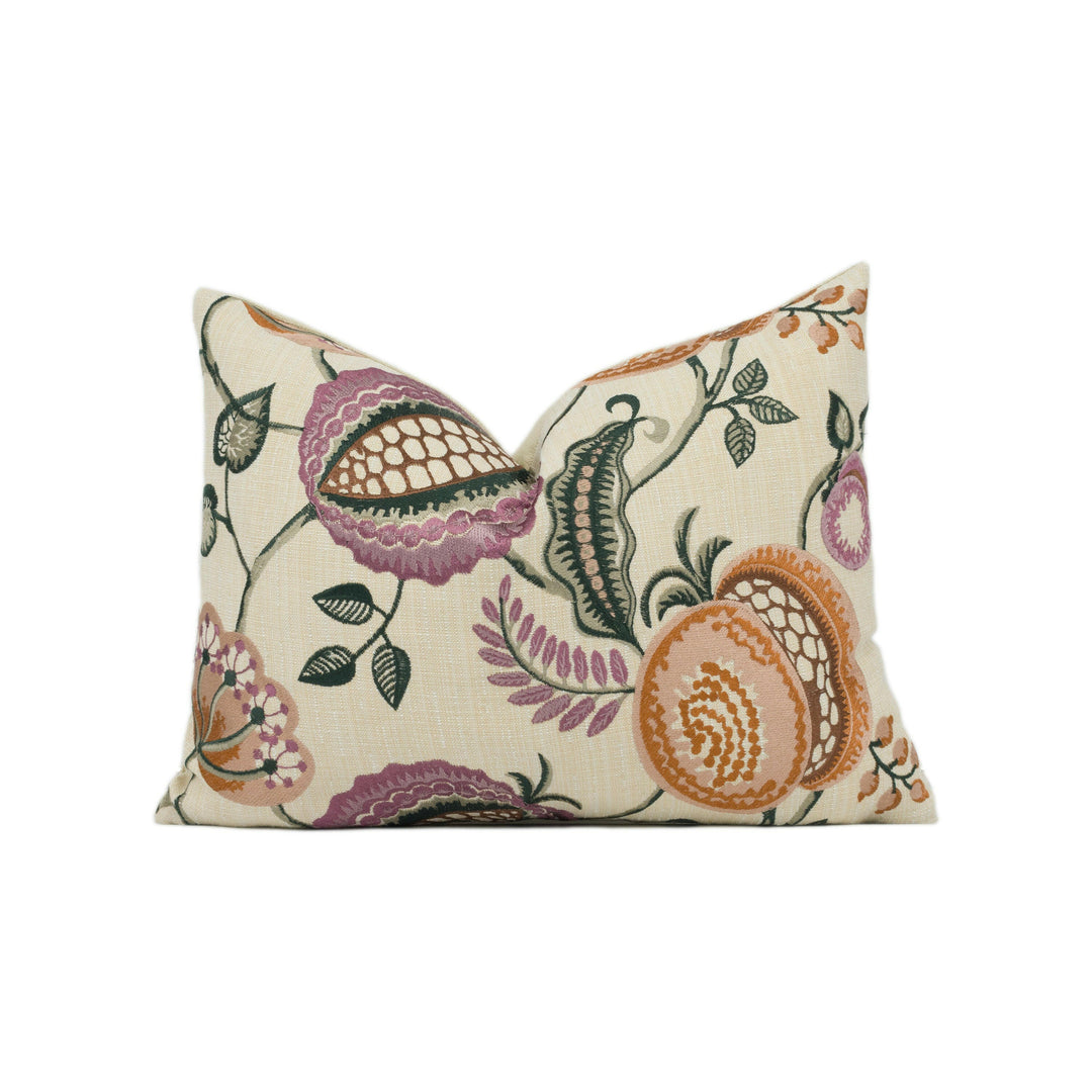 Iliv - Figs & Strawberries - Eden - Classic Floral Fruit Cushion Cover - Handmade Throw Pillow - Designer Home Décor.
