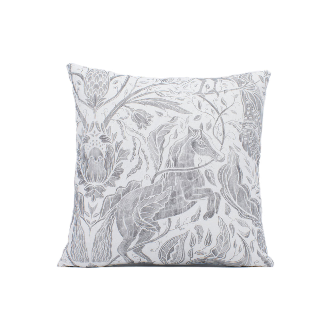 Clarke & Clarke x Studio G - Forest Trail - Charcoal - Stunning Designer Cushion Cover Home Decor Throw Pillow