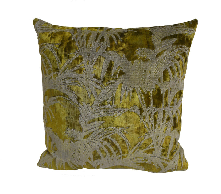 Clarke &amp; Clarke - Tropicale - Citron - Stunning Velvet Cushion Cover Throw Pillow Designer Home Decor.