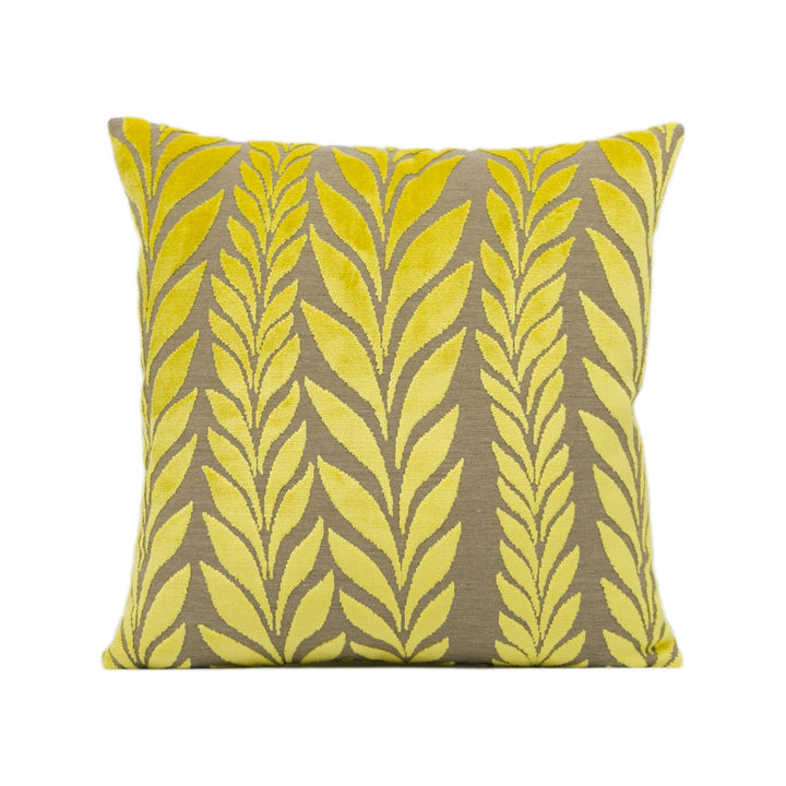 Harlequin - Florian - Pale Lime / Taupe - Velvet Cushion Cover Stunning Handmade Throw Pillow Designer Home Décor.