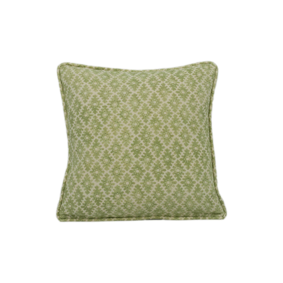 Linwood - Ashfield - Pear - Attractive Small Scale Geometric Designer Cushion Cover - Luxury Throw Pillow - Handmade Home Décor.