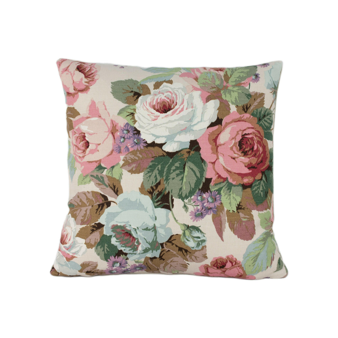Sanderson - Chelsea - Ivory / Duckegg - Cushion Cover Throw Pillow Designer Home Decor.