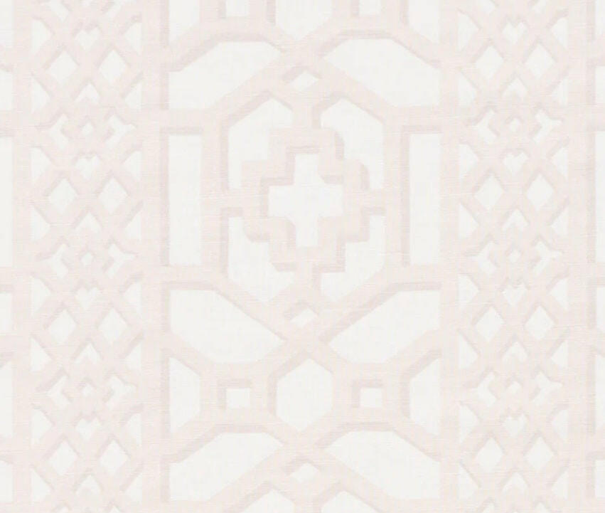 Schumacher - Zanzibar Trellis Matte - Blush - Elsie de Wolfe Inspired Designer Cushion Cover - Handmade Throw Pillow - Luxury Home Decor.