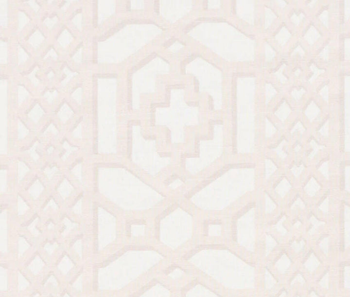 Schumacher - Zanzibar Trellis Matte - Blush - Elsie de Wolfe Inspired Designer Cushion Cover - Handmade Throw Pillow - Luxury Home Decor.