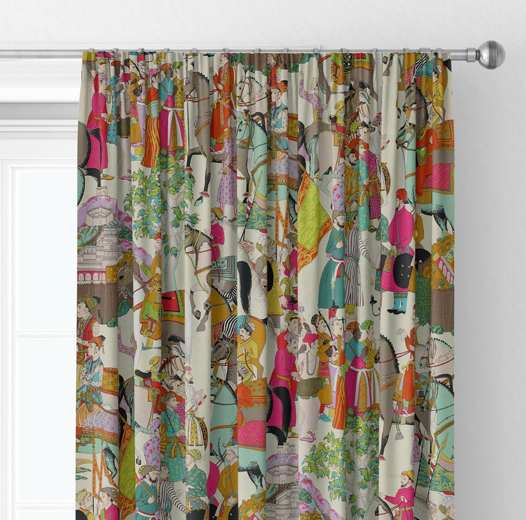 Manuel Canovas Dara Turquoise Curtains Made to Measure Drapes Designer Home Decor.